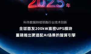 一平1.5MW！科华数据重磅推出更适配AI场景的智算引擎